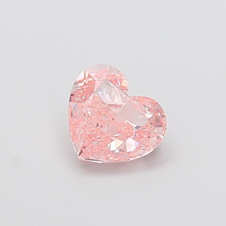 1.52 Ct. Fancy Intense  Pink Heart Lab Grown Diamond