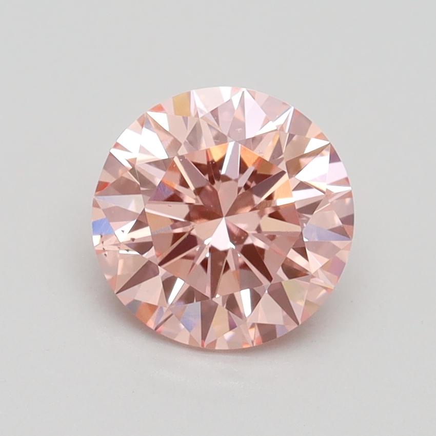 1.40 Ct. Fancy Intense Pink Round Lab Grown Diamond