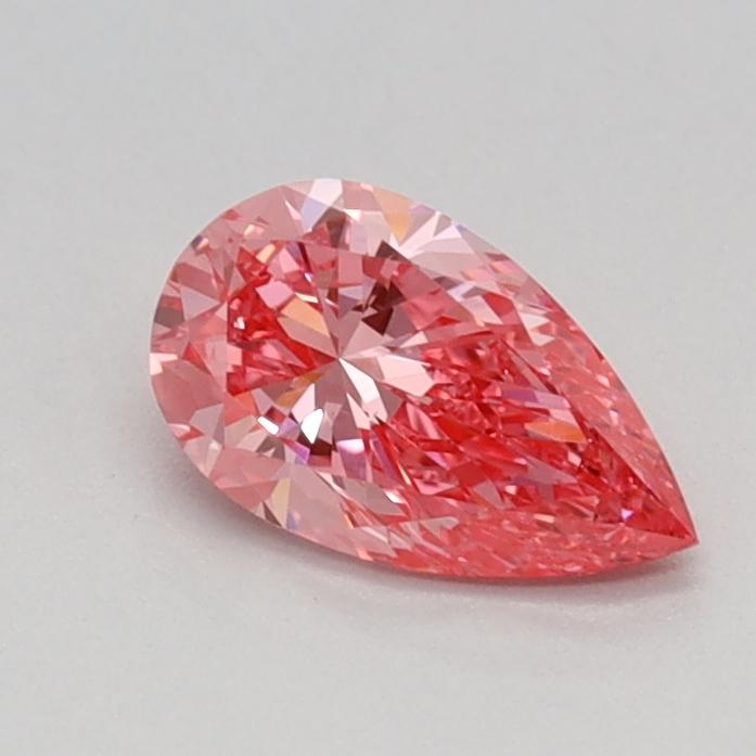 0.39 Ct. Fancy Vivid Pink Pear Lab Grown Diamond
