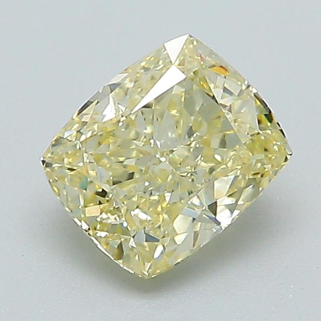 1.18 Ct. Fancy Yellow Cushion Lab Grown Diamond