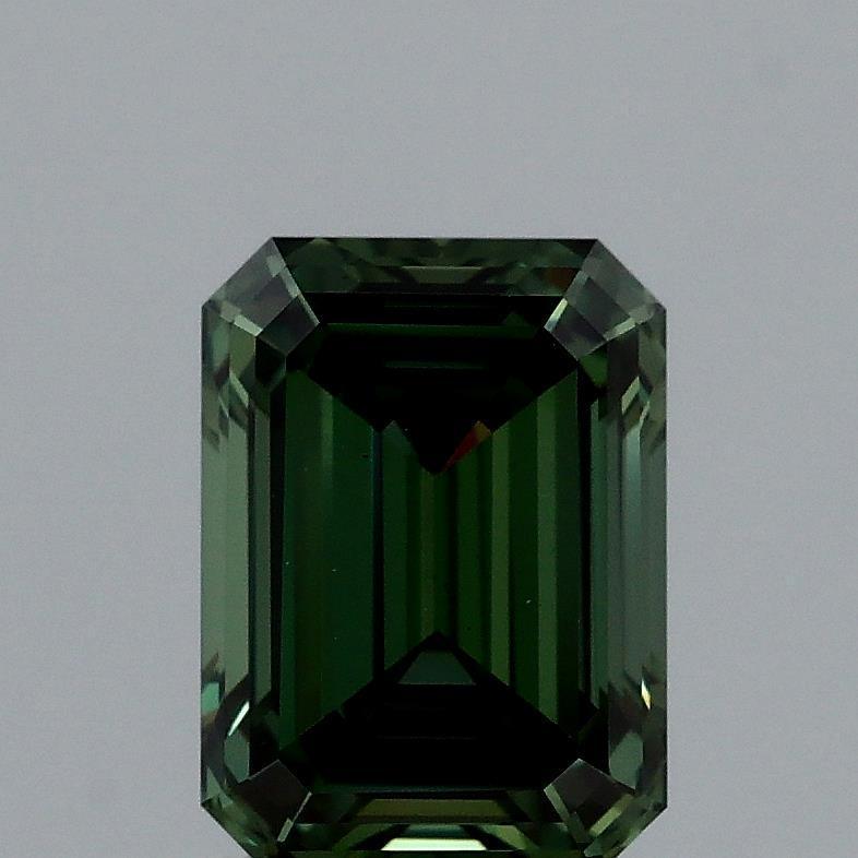 1.52 Ct. Fancy Vivid Green Emerald Lab Grown Diamond