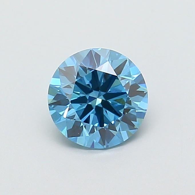 1.00 Ct. Fancy Vivid  Blue Round Lab Grown Diamond