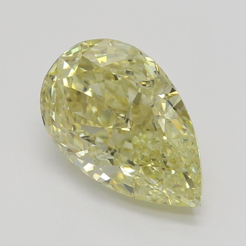 2.01 Ct. Fancy Yellow Pear Diamond