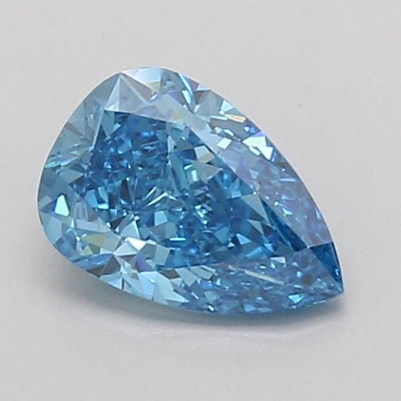 1.00 Ct. Fancy Vivid Blue Pear Lab Grown Diamond