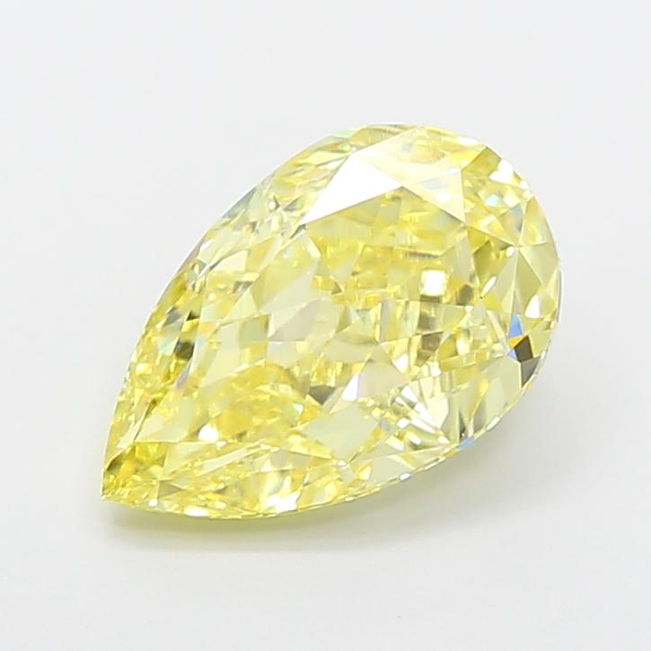 3.00 Ct. Fancy Yellow Pear Lab Grown Diamond