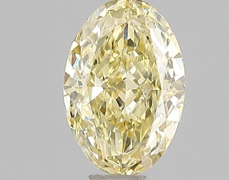 1.10 Ct. Fancy Vivid Yellow Oval Lab Grown Diamond
