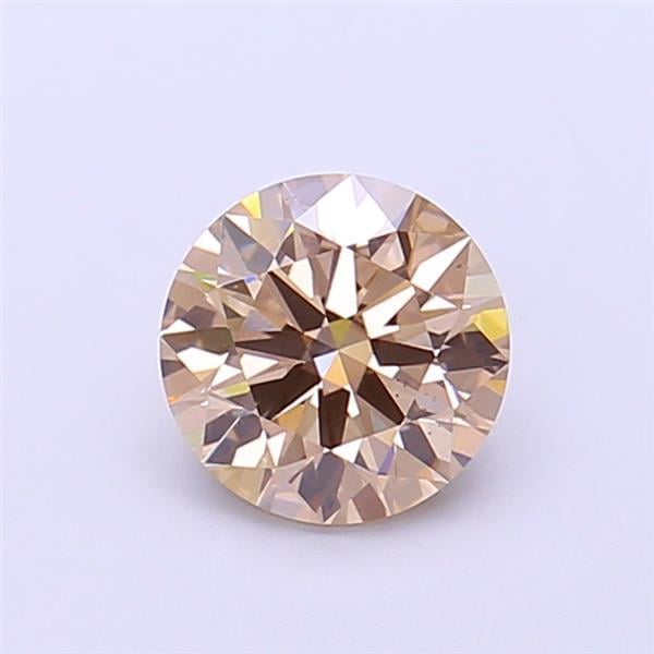 1.01 Ct. Light Brown Round Lab Grown Diamond