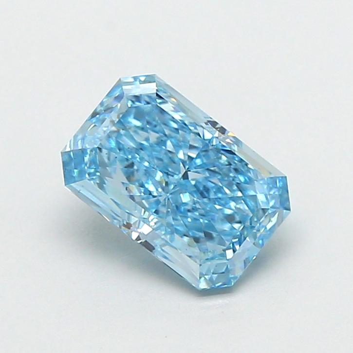 1.28 Ct. Fancy Vivid  Blue Radiant Lab Grown Diamond