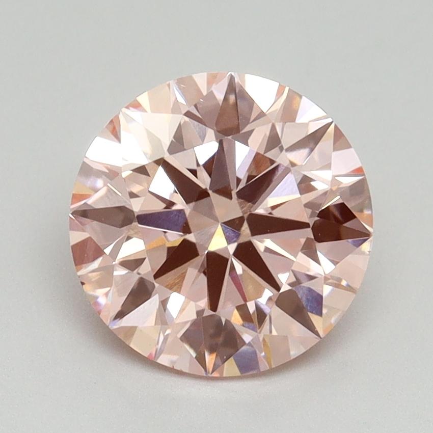 2.01 Ct. Fancy Intense Pink Round Lab Grown Diamond