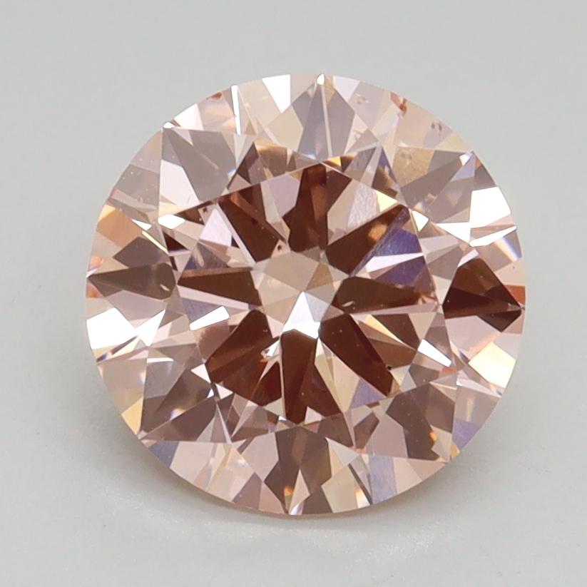 2.01 Ct. Fancy Intense Pink Round Lab Grown Diamond