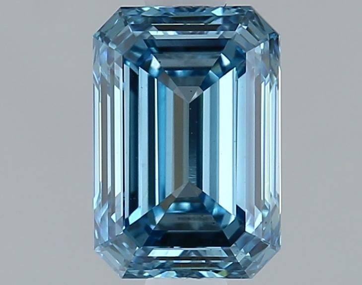 1.02 Ct. Fancy Vivid Blue Emerald Lab Grown Diamond