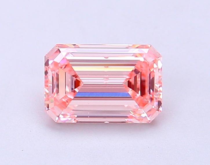 0.98 Ct. Fancy Intense Pink Emerald Lab Grown Diamond