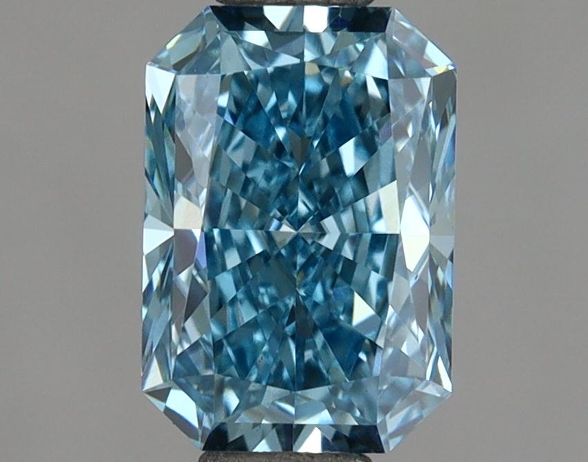 1.04 Ct. Fancy Vivid  Blue Radiant Lab Grown Diamond