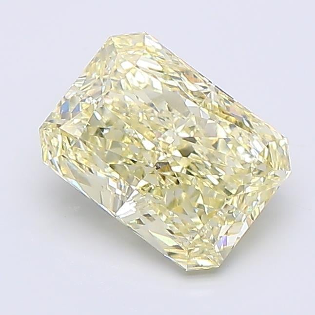 1.59 Ct. Fancy Light  Yellow Radiant Lab Grown Diamond
