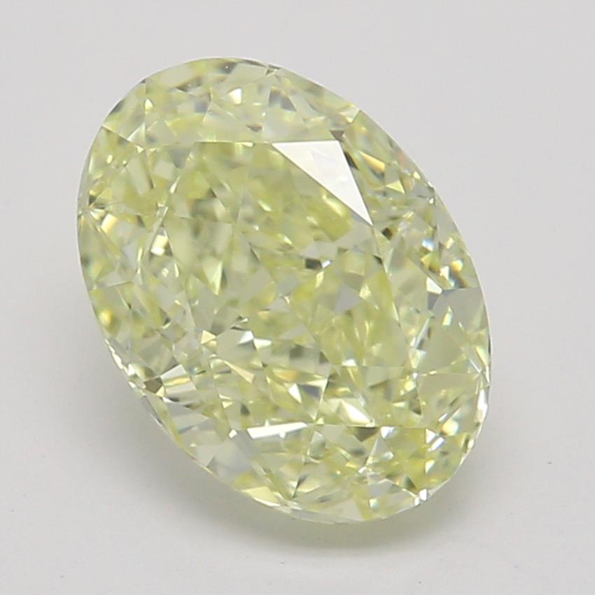 1.01 Ct. Fancy Light Yellow Oval Diamond