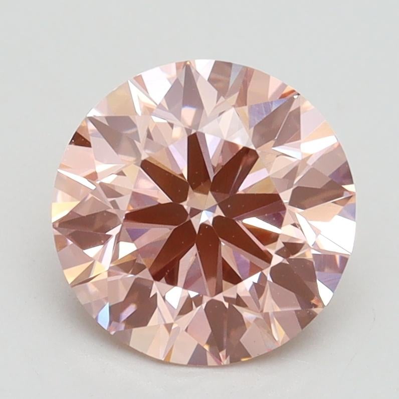 2.00 Ct. Fancy Intense Pink Round Lab Grown Diamond