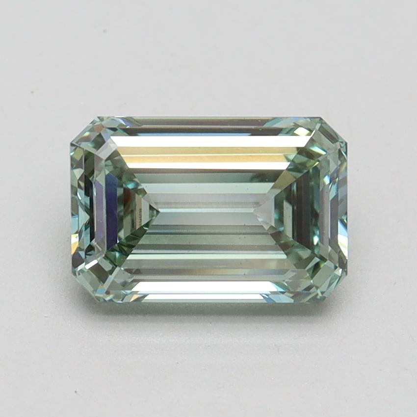 1.56 Ct. Fancy Intense Green Emerald Lab Grown Diamond
