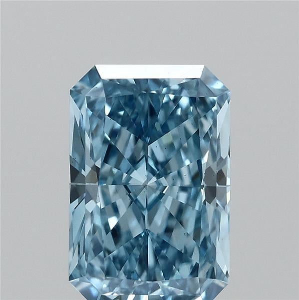 1.01 Ct. Fancy Vivid  Blue Radiant Lab Grown Diamond