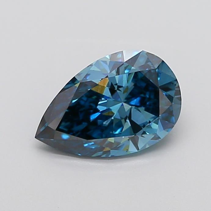 1.99 Ct. Fancy Vivid  Blue Pear Lab Grown Diamond