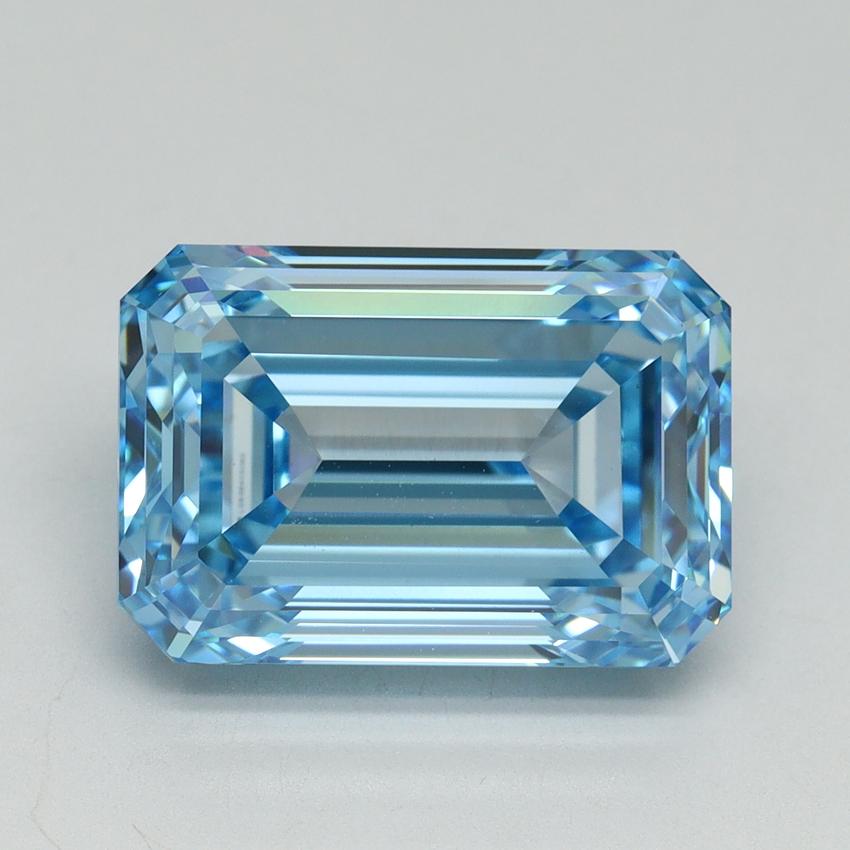 8.00 Ct. Fancy Vivid Blue Emerald Lab Grown Diamond