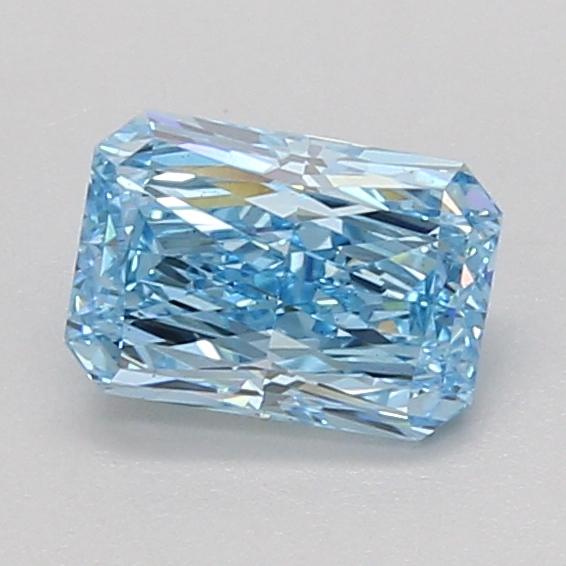 1.10 Ct. Fancy Vivid Blue Radiant Lab Grown Diamond