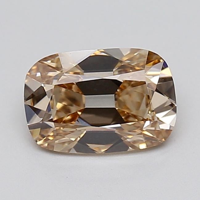 1.04 Ct. Light  Brown Cushion Lab Grown Diamond