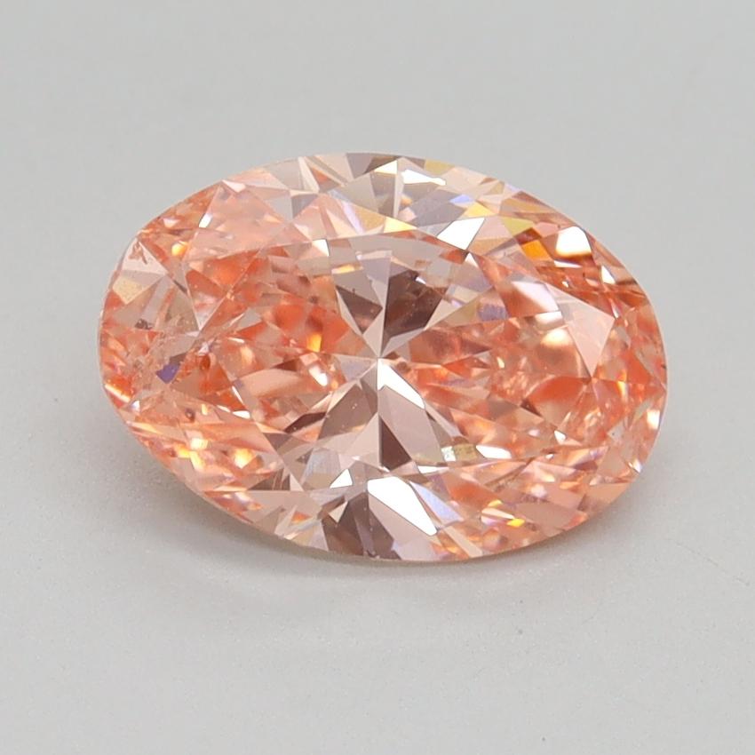 1.50 Ct. Fancy Vivid Pink Oval Lab Grown Diamond