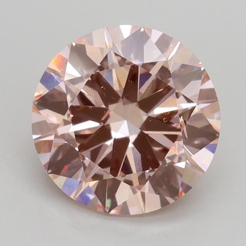 2.40 Ct. Fancy Pink Round Lab Grown Diamond