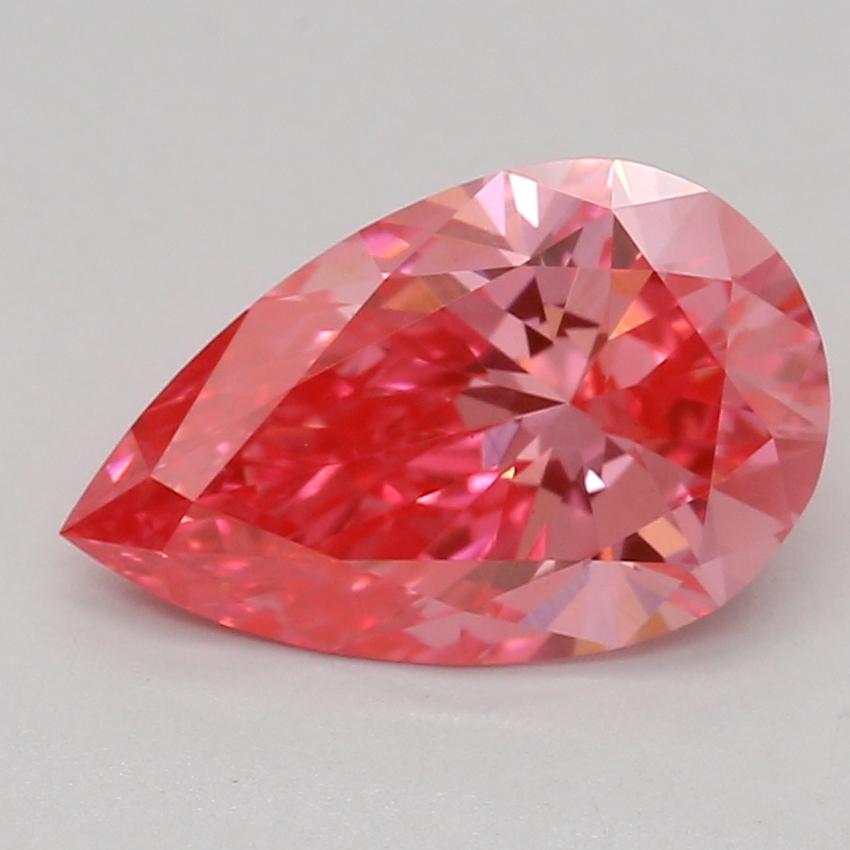 1.01 Ct. Fancy Vivid Pink Pear Lab Grown Diamond