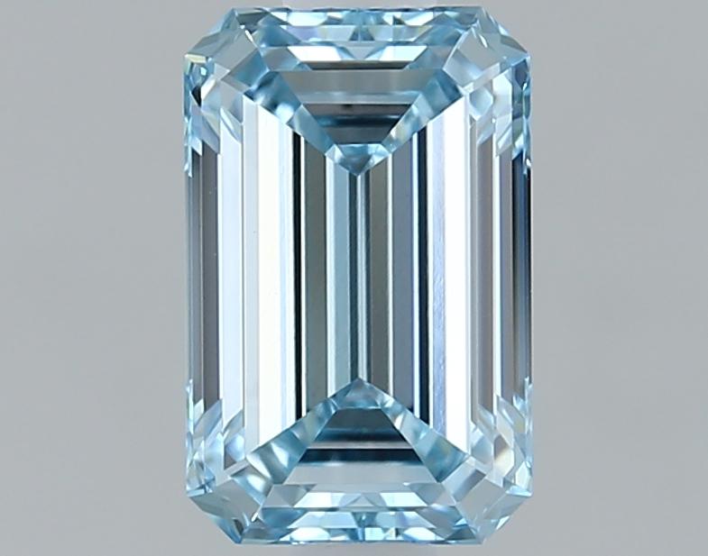 1.06 Ct. Fancy Intense Blue Emerald Lab Grown Diamond
