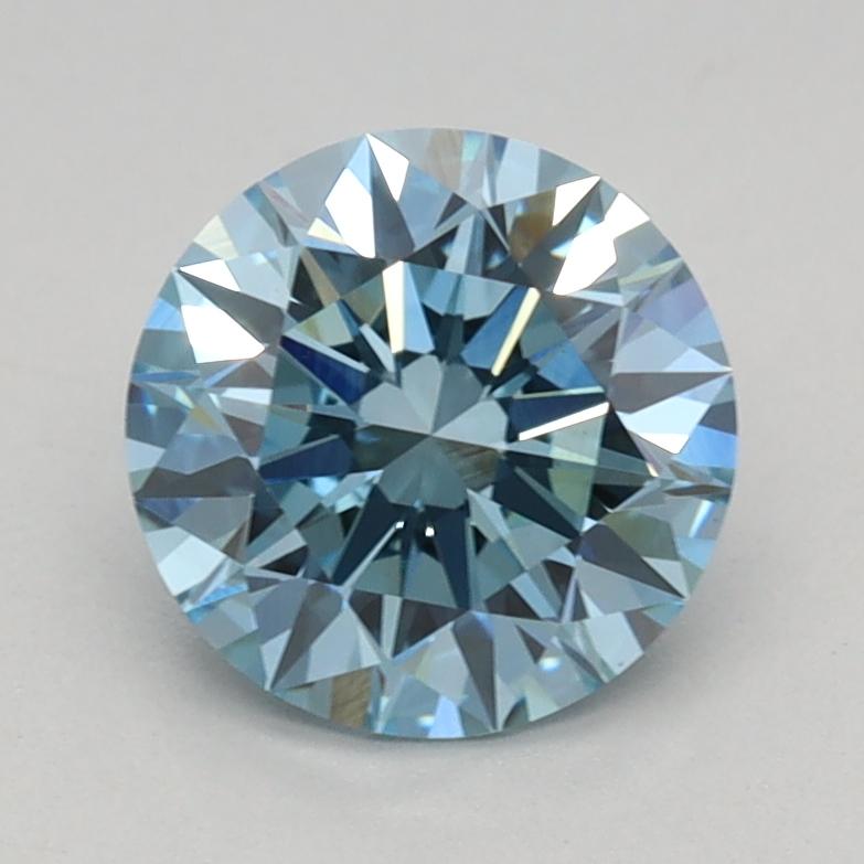 1.04 Ct. Fancy Vivid Blue Round Lab Grown Diamond