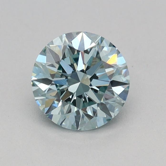 0.32 Ct. Fancy Intense Green Round Lab Grown Diamond