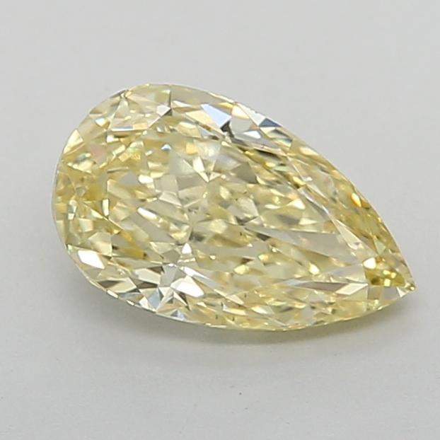 1.06 Ct. Fancy Intense  Yellow Pear Lab Grown Diamond