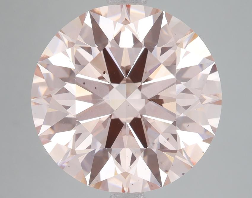 9.08 Ct. Fancy Intense Pink Round Lab Grown Diamond