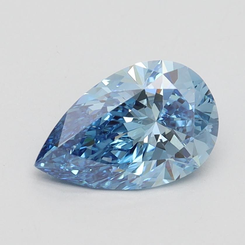 1.03 Ct. Fancy Vivid Blue Pear Lab Grown Diamond