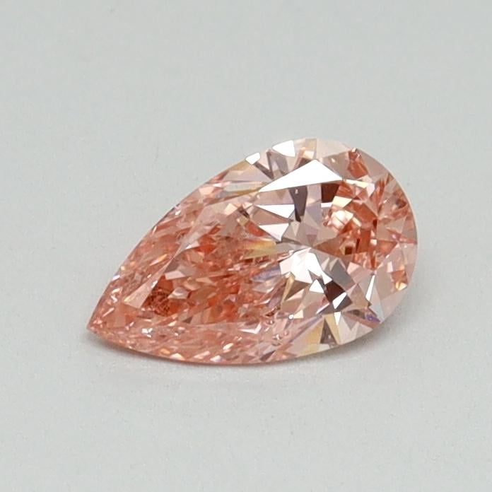 0.36 Ct. Fancy Vivid Pink Pear Lab Grown Diamond
