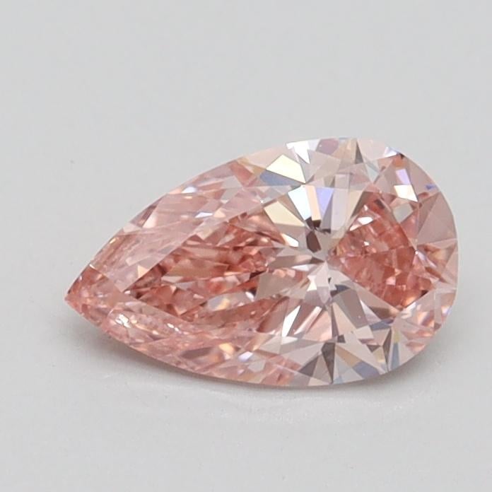 0.60 Ct. Fancy Intense Pink Pear Lab Grown Diamond