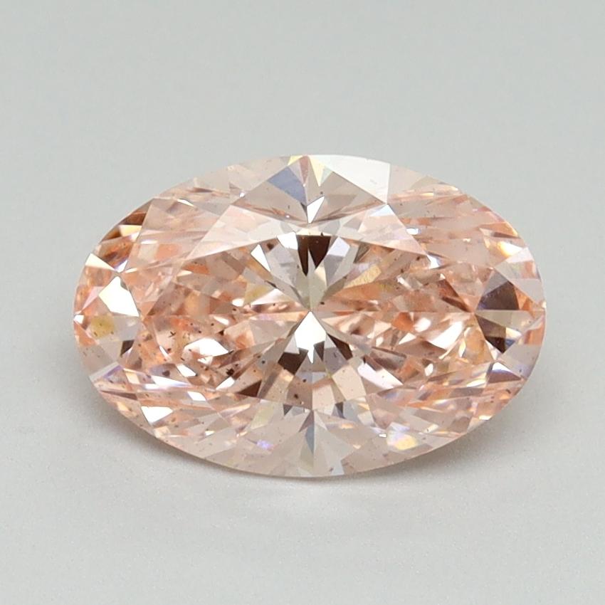 1.52 Ct. Fancy Vivid Pink Oval Lab Grown Diamond