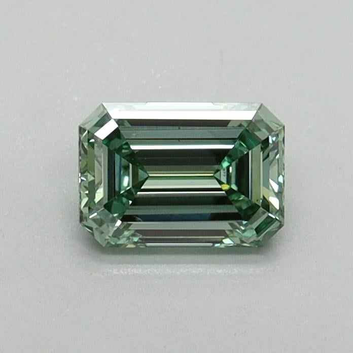 0.46 Ct. Fancy Vivid Green Emerald Lab Grown Diamond