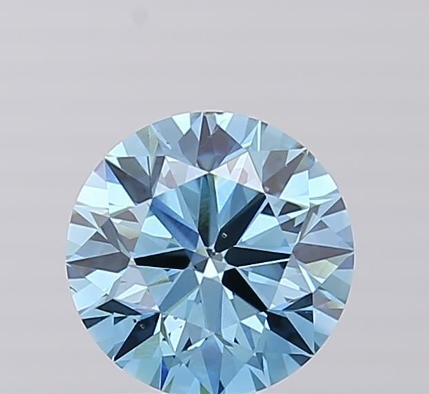 1.40 Ct. Fancy Vivid  Blue Round Lab Grown Diamond