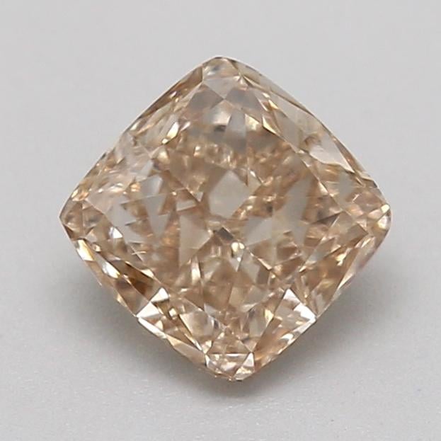0.51 Ct. Very Light  Brown Cushion Lab Grown Diamond