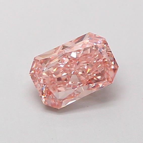 0.69 Ct. Fancy Intense Pink Radiant Lab Grown Diamond