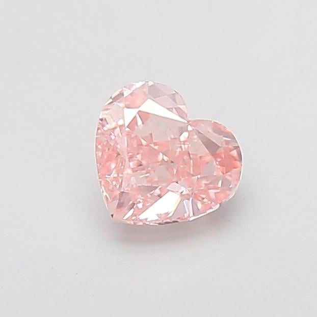 1.09 Ct. Fancy Intense  Pink Heart Lab Grown Diamond