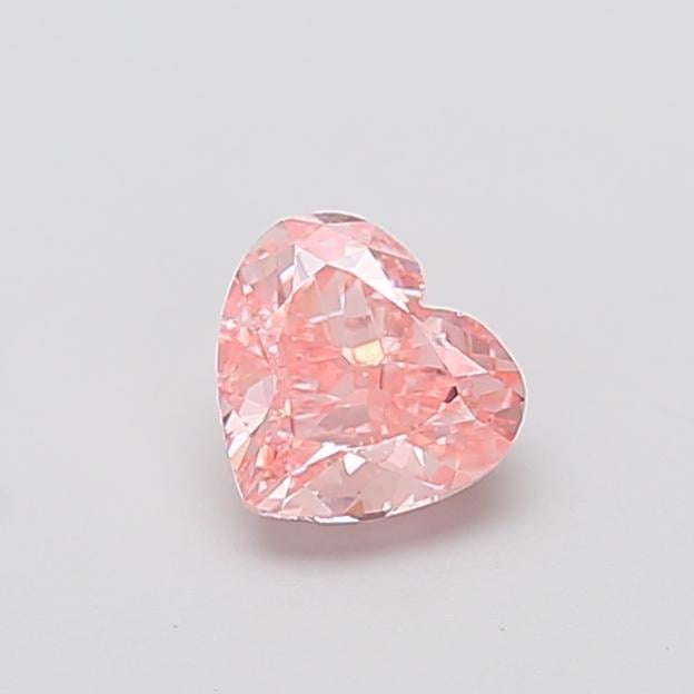 0.98 Ct. Fancy Vivid  Pink Heart Lab Grown Diamond