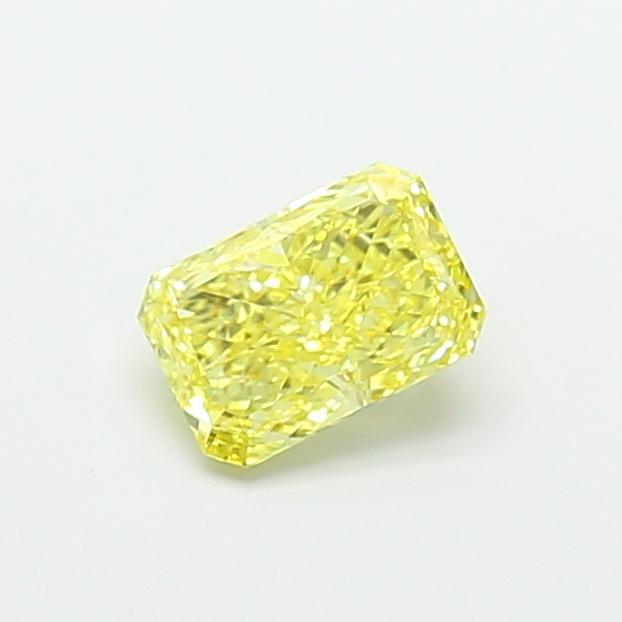 1.08 Ct. Fancy Intense  Yellow Radiant Lab Grown Diamond