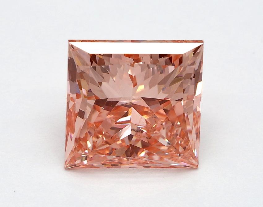 3.01 Ct. Fancy Vivid Pink Princess Lab Grown Diamond