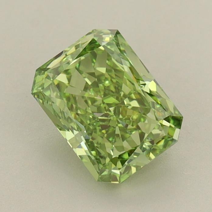 1.02 Ct. Fancy Vivid Green Radiant Lab Grown Diamond
