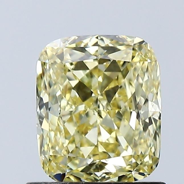 1.02 Ct. Fancy Intense Yellow Cushion Lab Grown Diamond