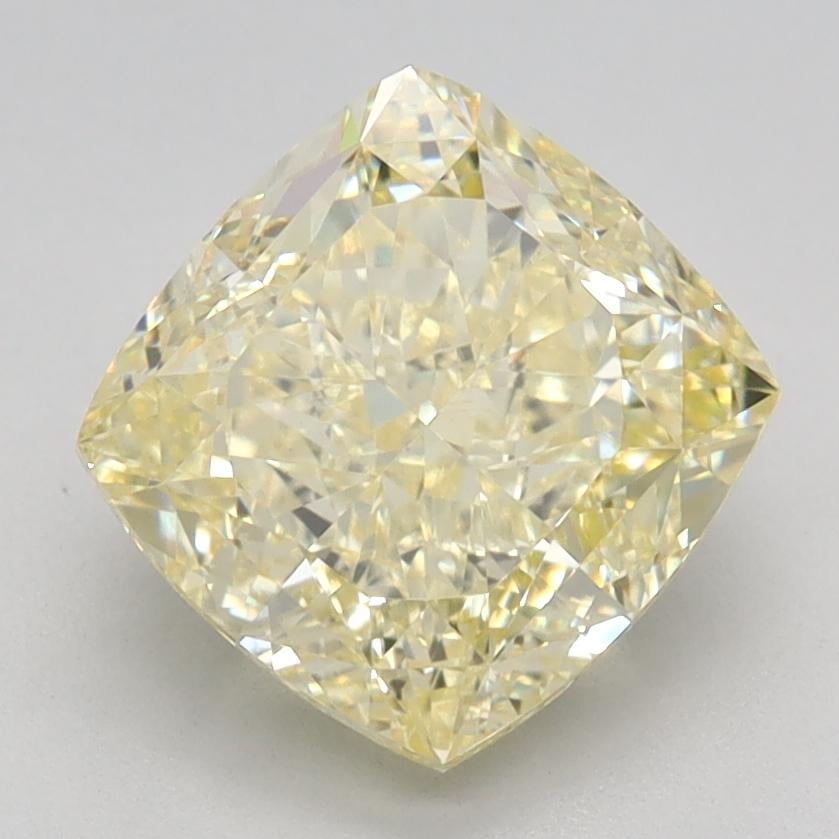 2.40 Ct. Fancy Intense Yellow Cushion Lab Grown Diamond