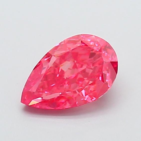 1.33 Ct. Fancy Vivid  Pink Pear Lab Grown Diamond